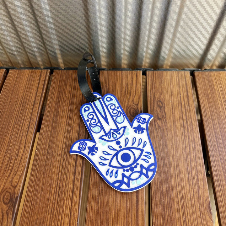 Artistic Hand-Shaped Luggage Tag Stornfield