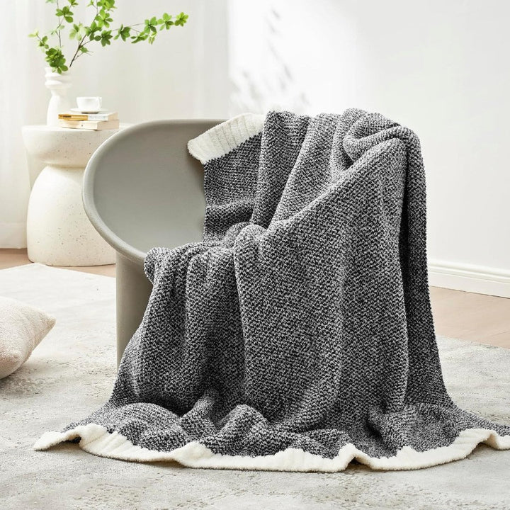 Soft Textured Throw Blanket