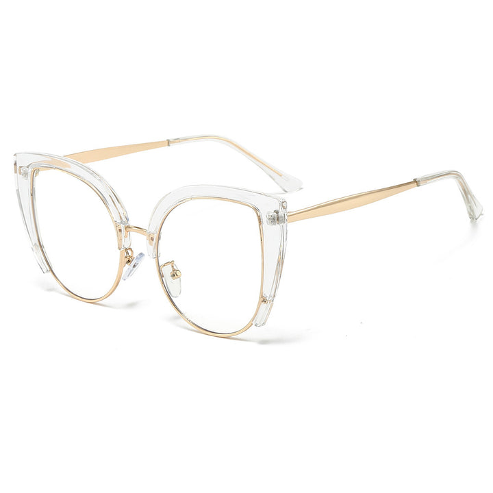 Women Fashion Cat-Eye Glasses made of Plastic with Metal Accents Stornfield