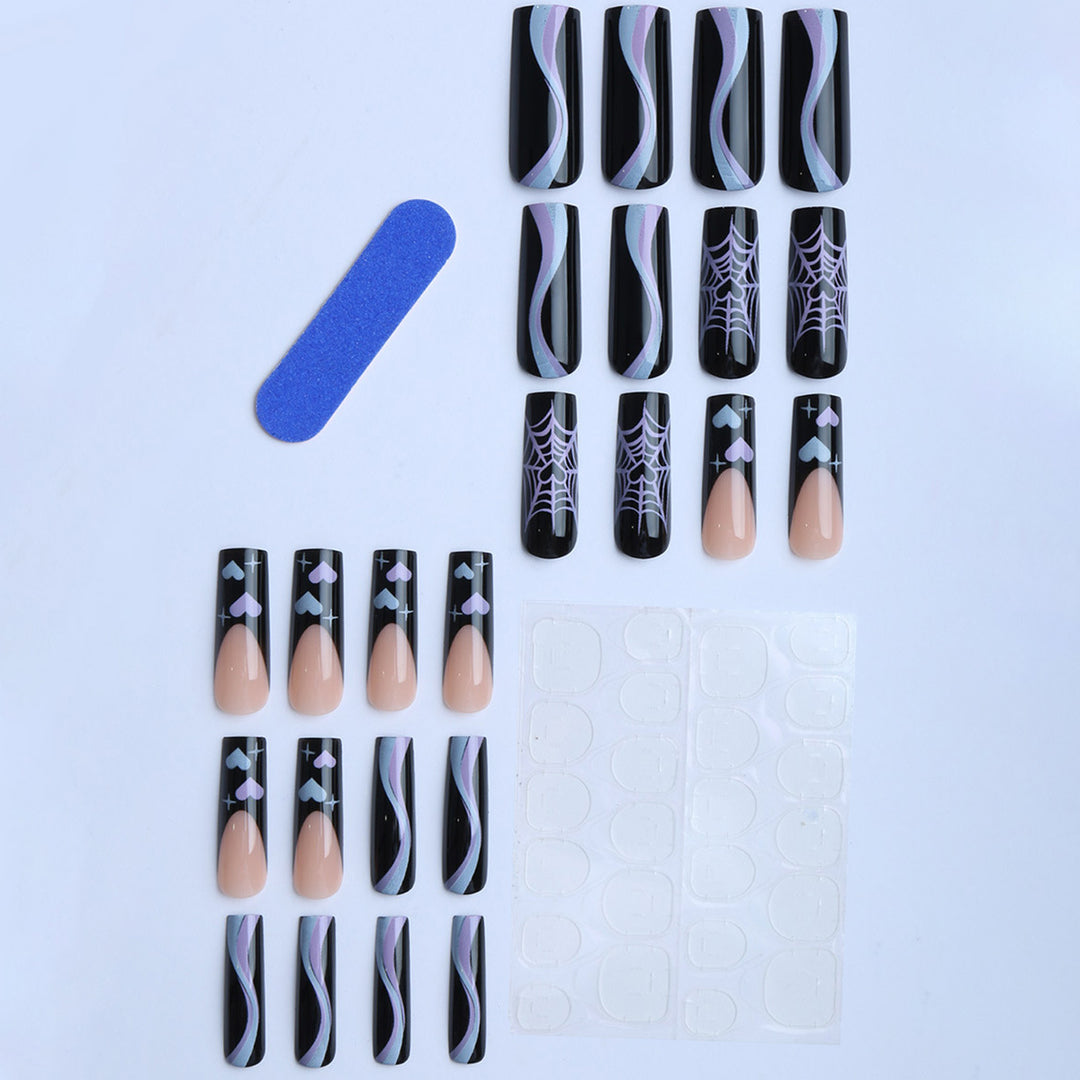 Artificial Nail Extensions with Trendy Design Stornfield