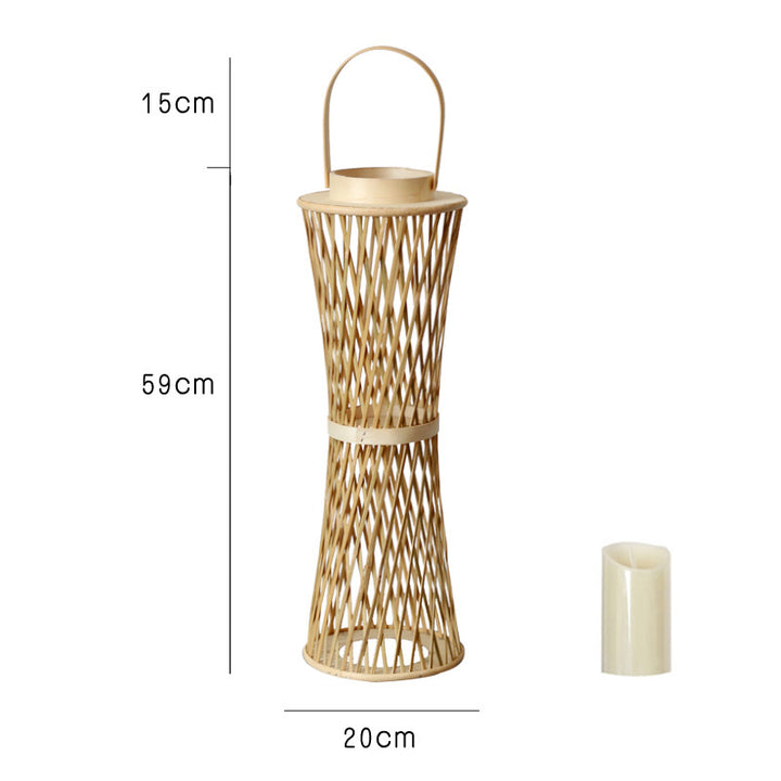 Elegant Lantern made of Rattan Stornfield