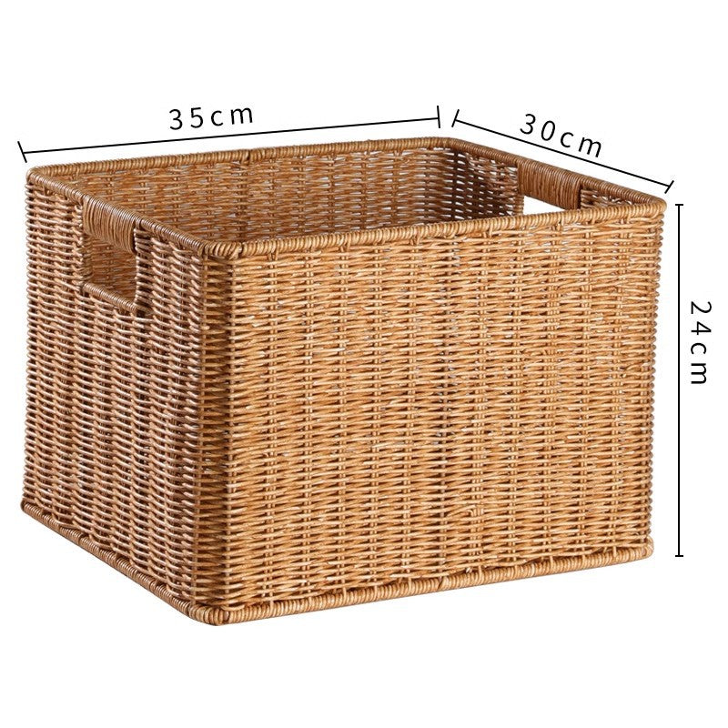 Rectangular Woven Storage Basket Stornfield