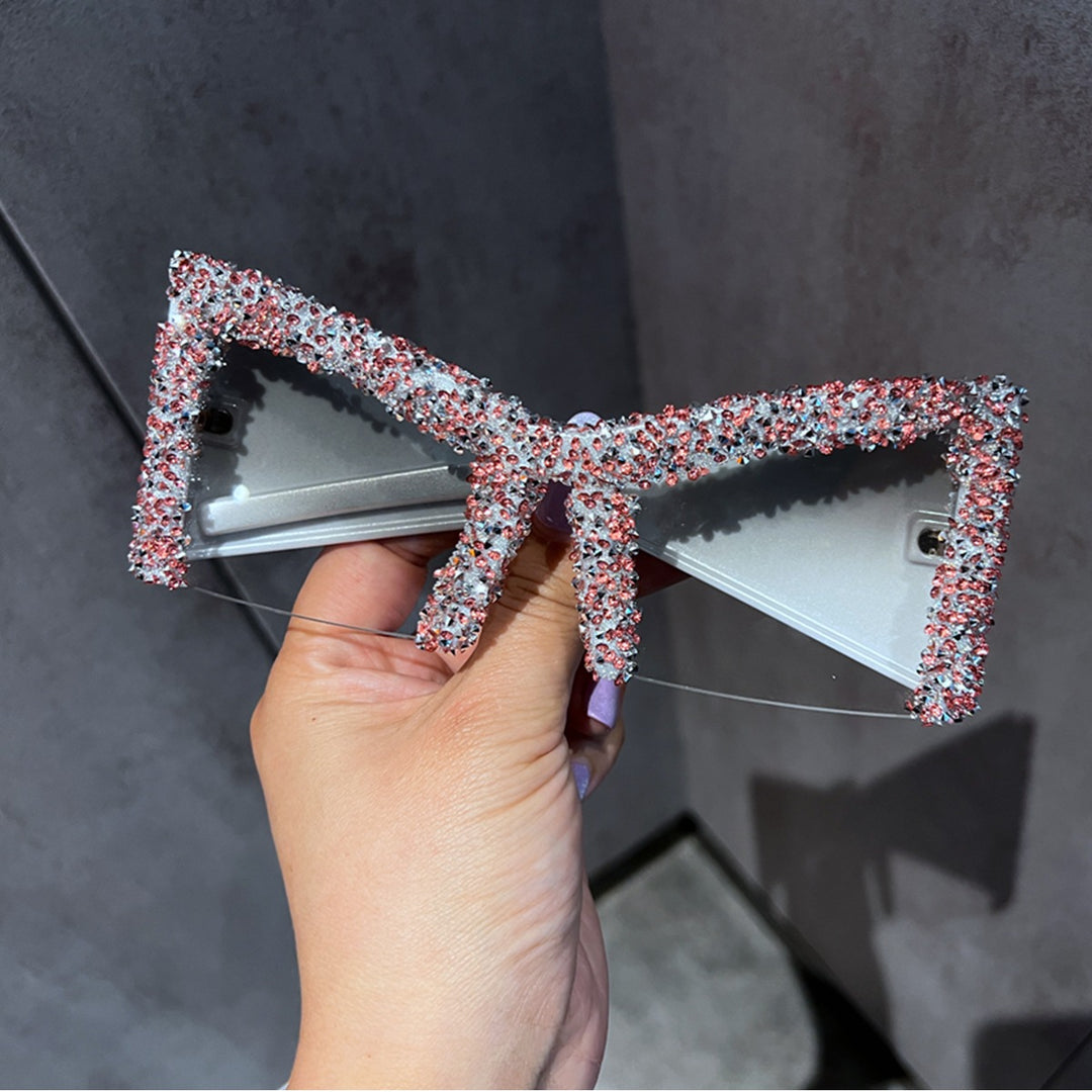 Women's Glamorous Oversized Sunglasses with Sparkling Crystal Frame Stornfield