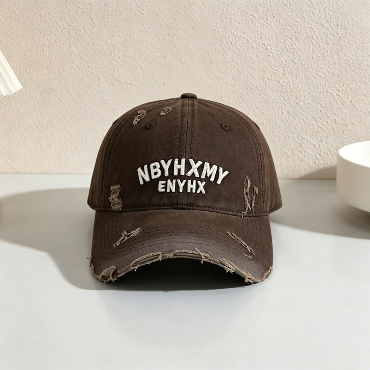 Men's Casual Distressed Textured Baseball Cap Stornfield