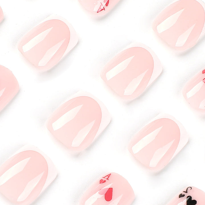 Playful nail art in playing card design Stornfield