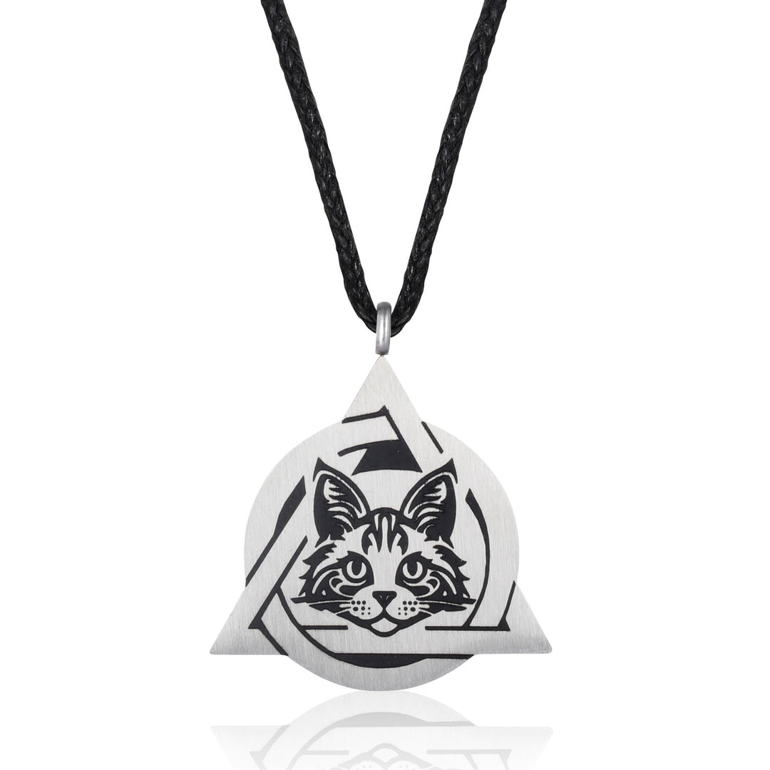 Artistic Cat Pendant Necklace Stornfield