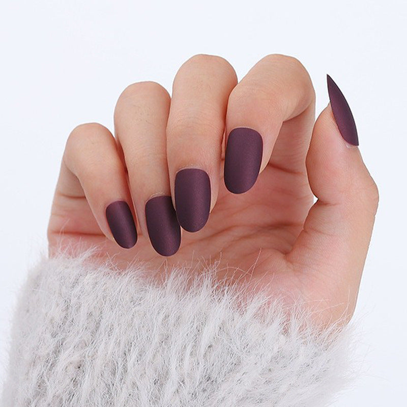Luxury Matte Press-On Nail Set Stornfield