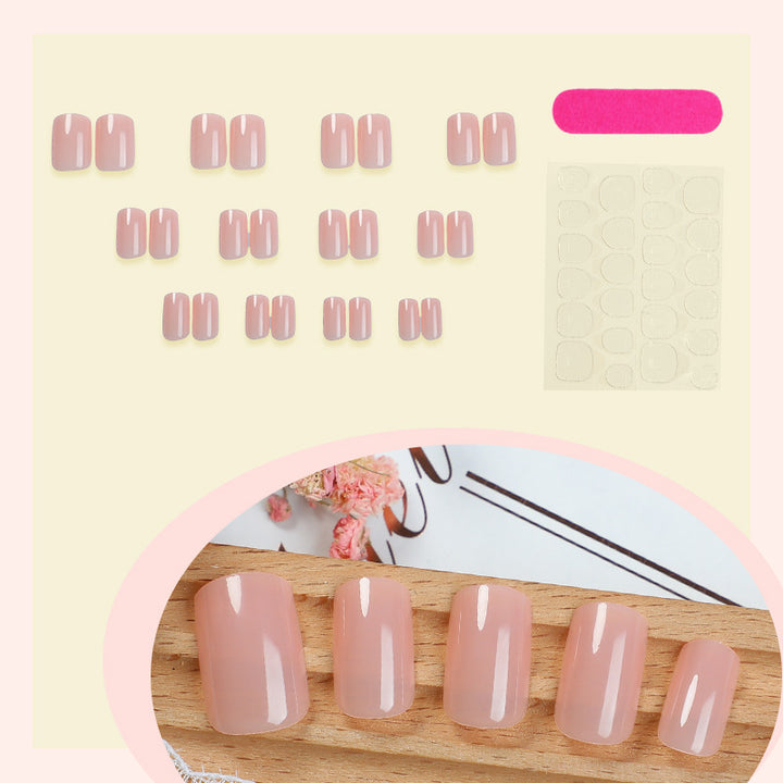 Artificial nail set with high gloss finish and easy-care surface Stornfield
