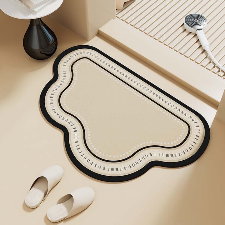 Decorative Oval Bath Mat