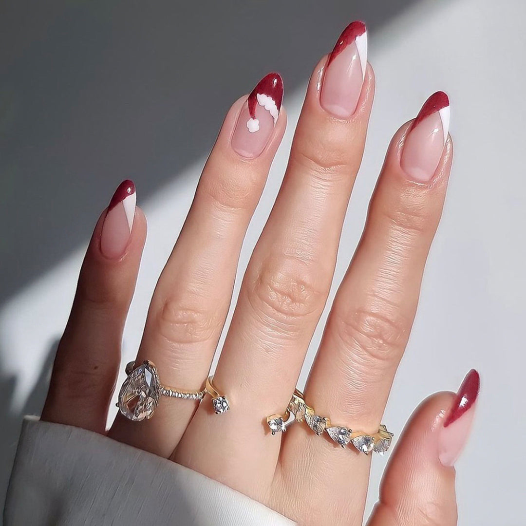 Artificial nail set with elegant pointed accents Stornfield