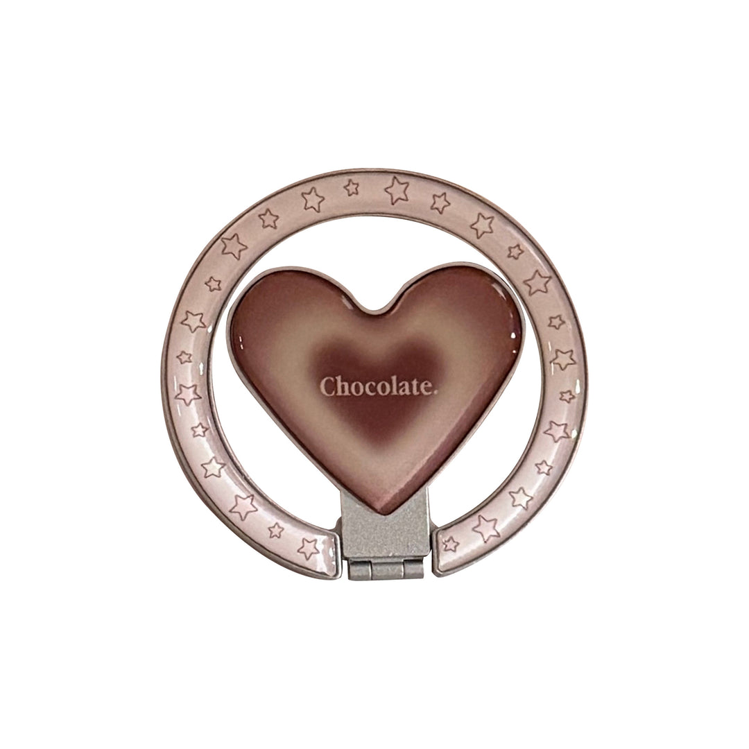 Heart-shaped hand mirror with star design Stornfield