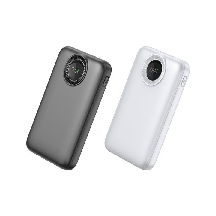 Portable high-performance power bank with inductive charging technology and digital display Stornfield