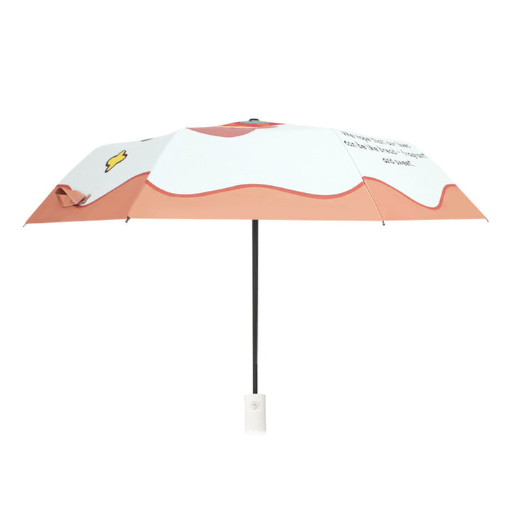 Women's Folding Umbrella with Cute Animal Design Stornfield