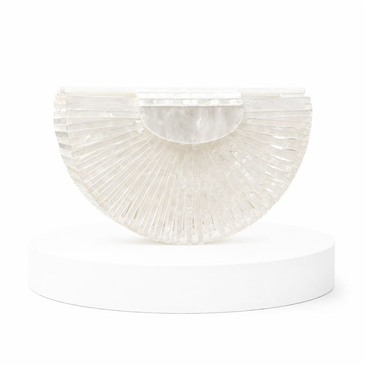 Elegant Shell-Shaped Evening Clutch