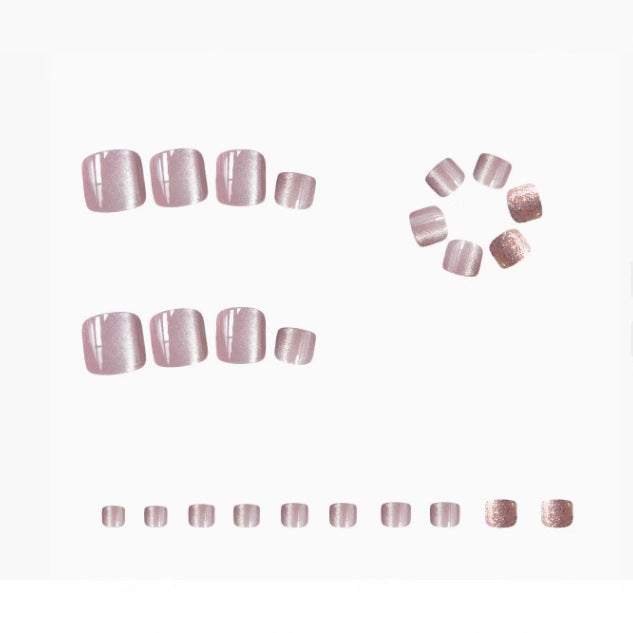 Decorative Glittered Toe Nail Art Stornfield