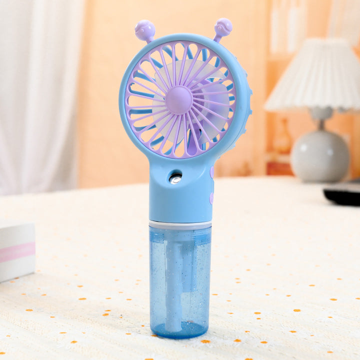 Women Portable Spray Fan with USB Charging Function and Ergonomic Handle Stornfield