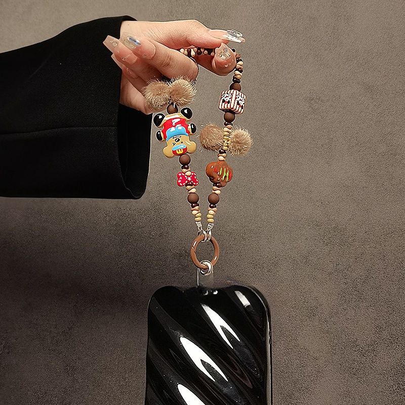 Whimsical Beaded Phone Charm Holder Stornfield