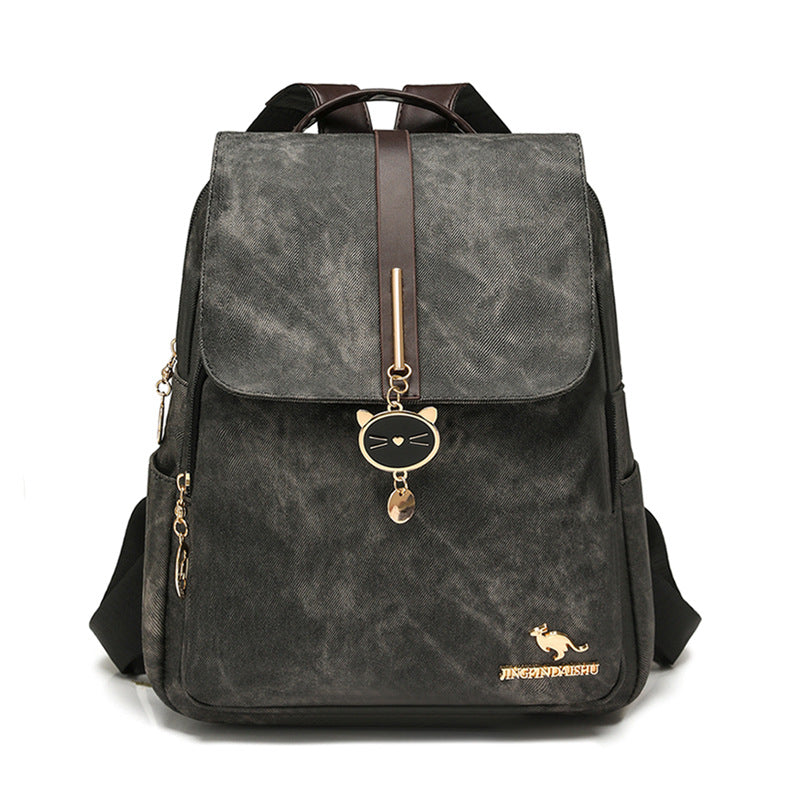 Vintage-Inspired Canvas Backpack Stornfield