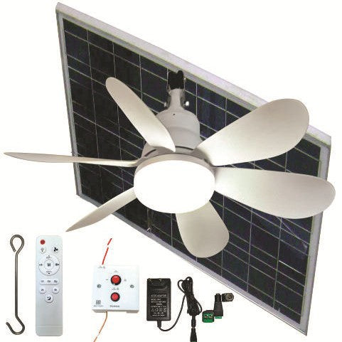 Ceiling fan with modern LED light Stornfield