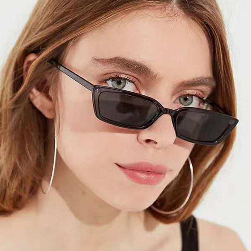 Women's Minimalist Rectangular Sunglasses Stornfield