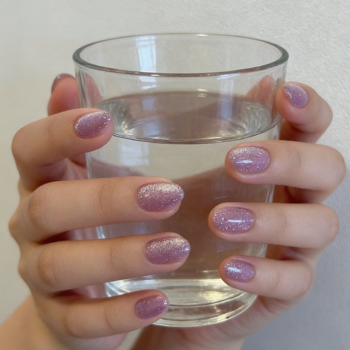 Sparkling Glossy Press-On Nail Set Stornfield
