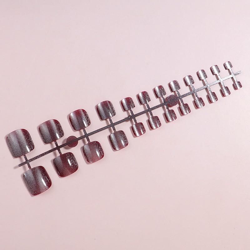 Glittering Press-On Toe Nail Set Stornfield