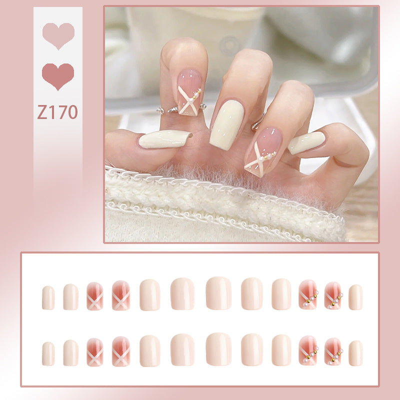 Acrylic nail set with elegant and playful design Stornfield