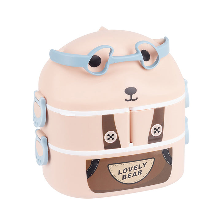 Cute Animal-Themed Portable Lunch Container