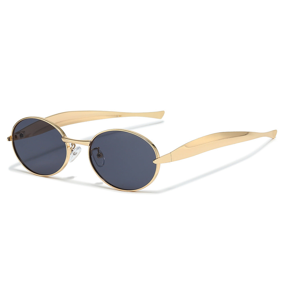 Futuristic Oval Frame Sunglasses Stornfield