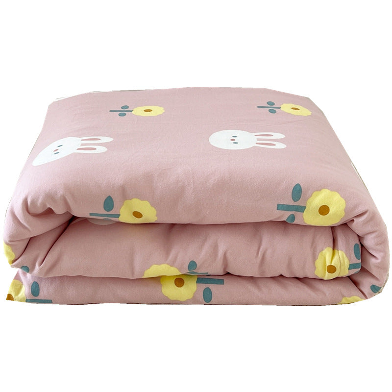Women's Cozy Cotton Blanket with Loving Bear Pattern Stornfield