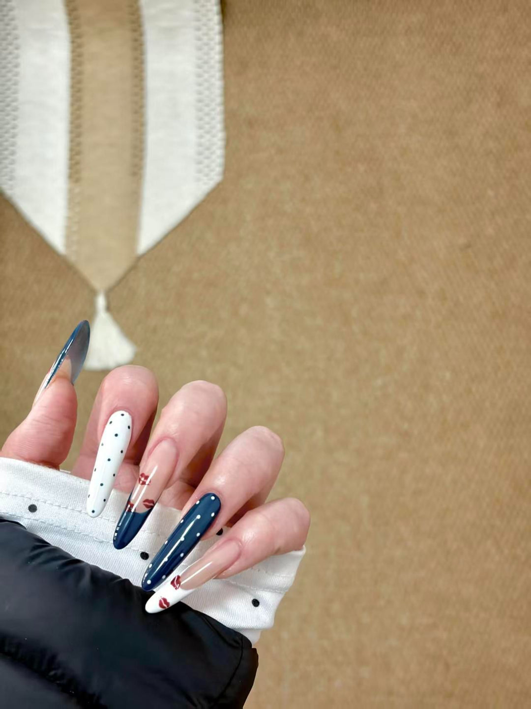 Decorative Long Stiletto Nail Enhancements