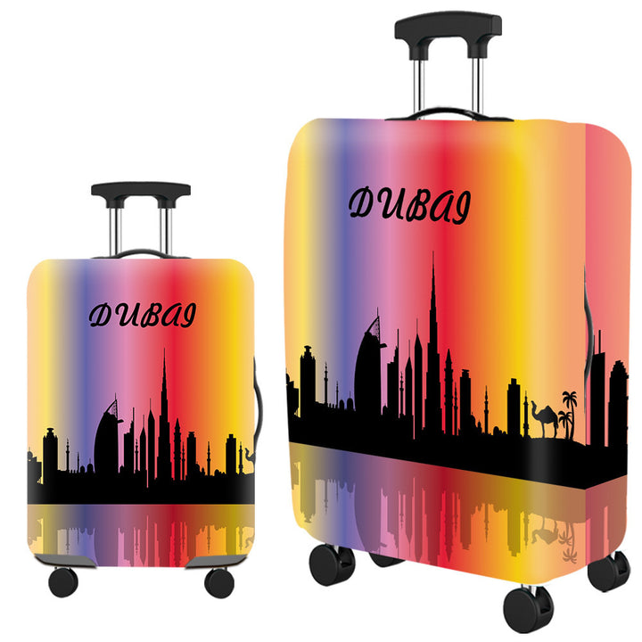 Women's Hard Shell Suitcase with Modern Geometric Design Stornfield
