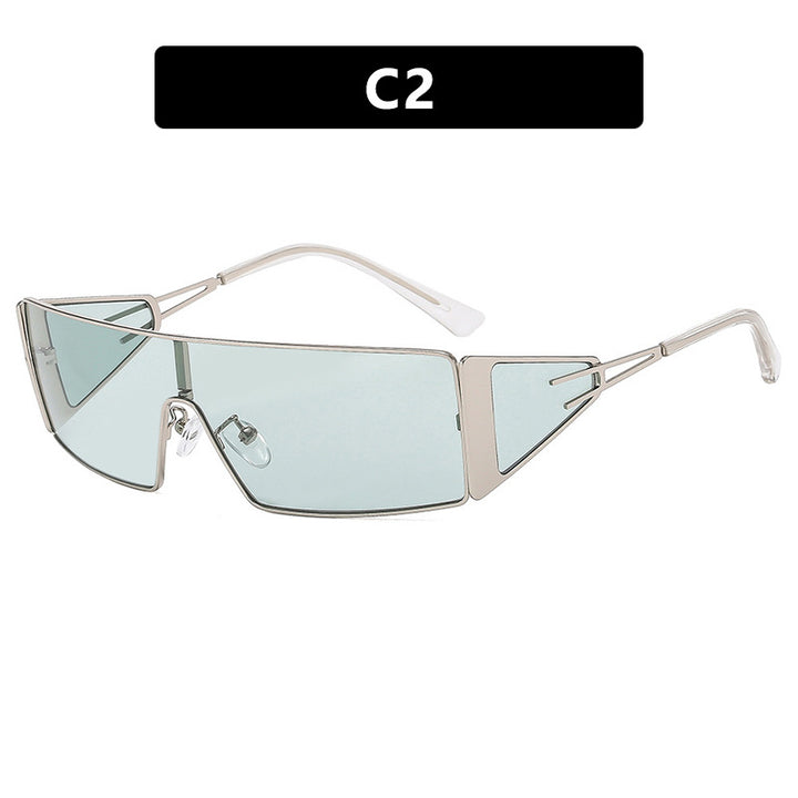 Women geometric sunglasses with futuristic design and durable frame Stornfield