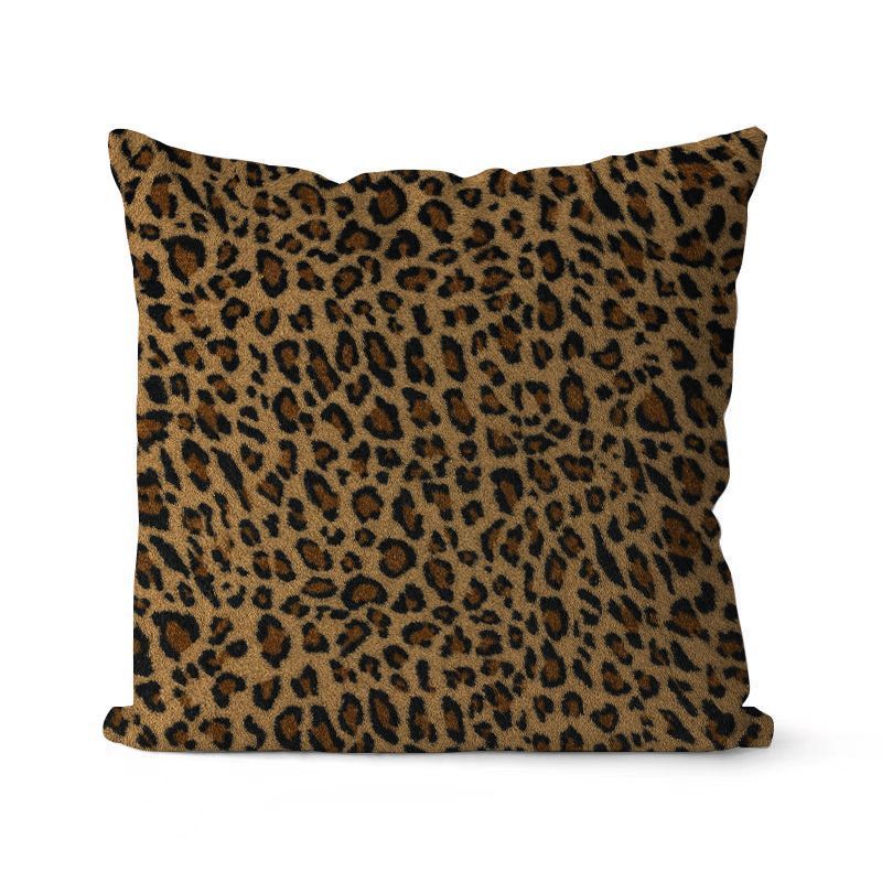 Cozy Cow Print Decorative Throw Pillow