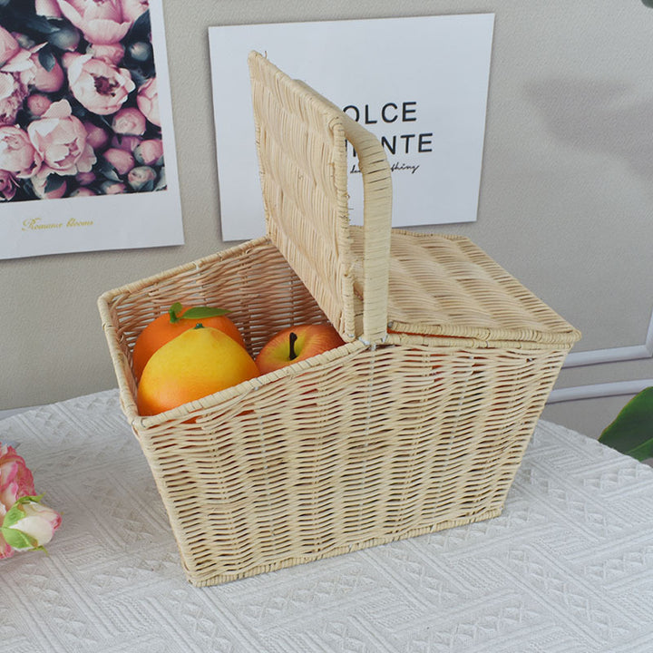 Handwoven Picnic Storage Basket Stornfield