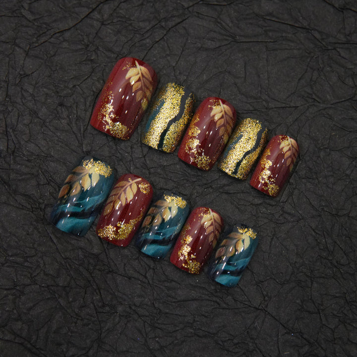 Premium Decorative Press-On Nail Set