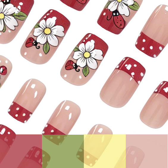 Cute Floral Nail Art Enhancements Stornfield