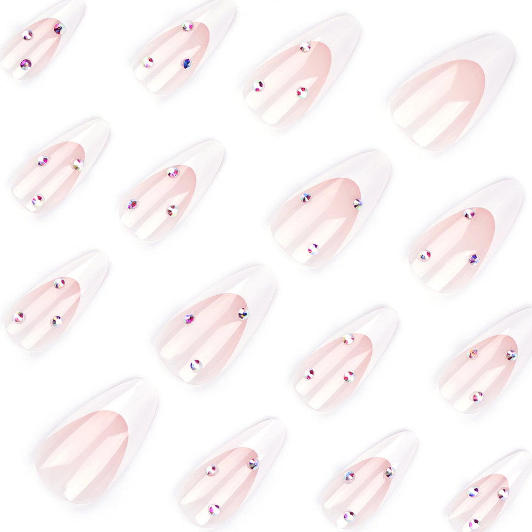 Artistic stiletto nails with elegant glitter design Stornfield