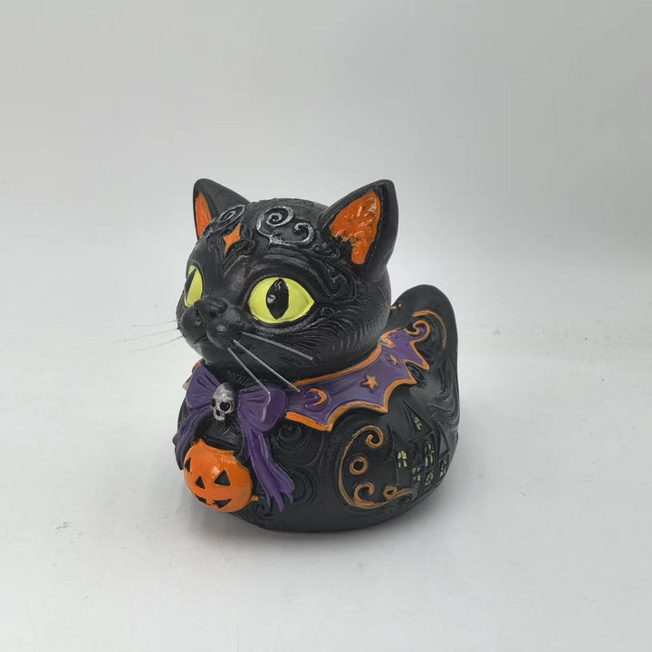 Decorative Halloween Cat Figurine Stornfield