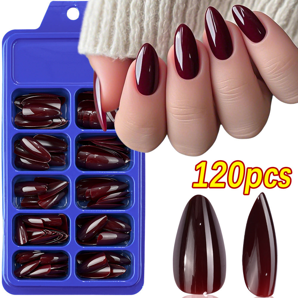 Premium Almond-Shaped False Nail Set Stornfield