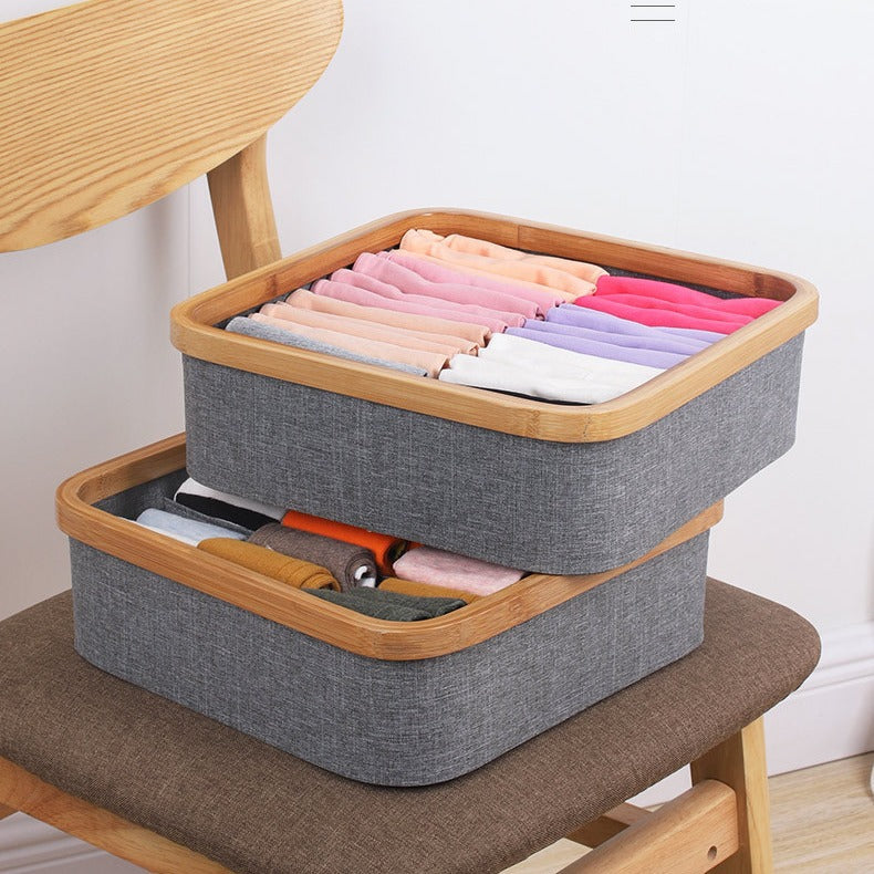 Bamboo Storage Tray Organizer Stornfield