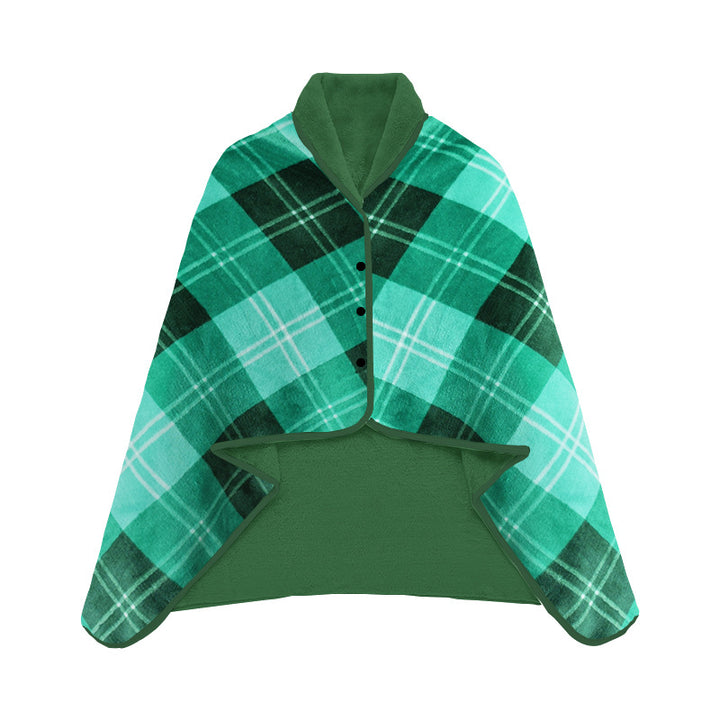 Women Elegant and Comfortable Fleece Poncho Blanket Stornfield