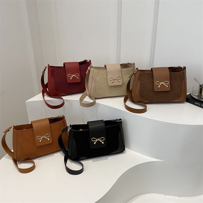 Stylish Faux Suede Handbag Stornfield