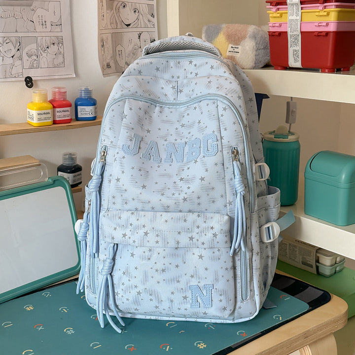 Stylish Star Patterned Backpack Stornfield