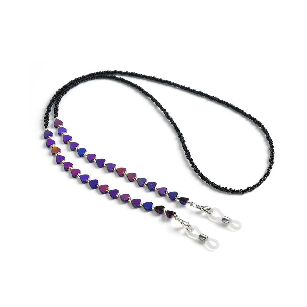 Heart-Shaped Beaded Eyewear Chain Stornfield