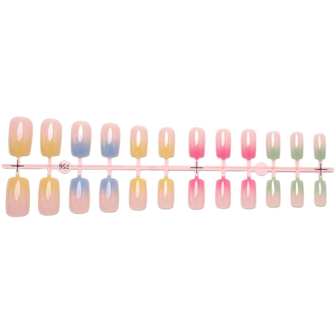 Ombre Gradient Press-On Nails Stornfield