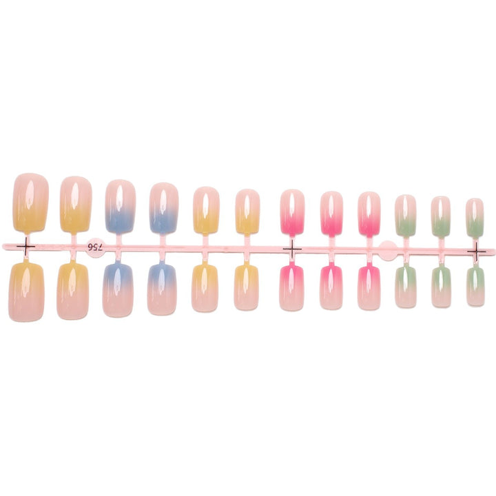 Ombre Gradient Press-On Nails Stornfield
