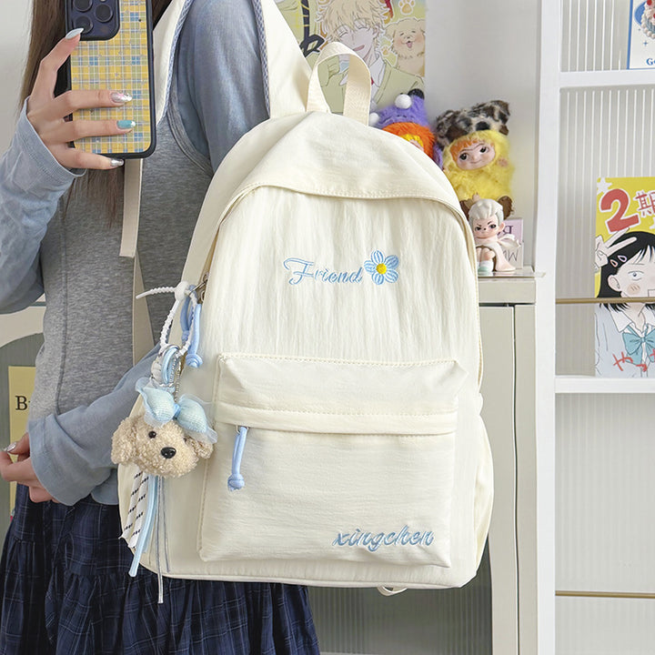 Cute Cartoon-Themed Embroidered Backpack Stornfield