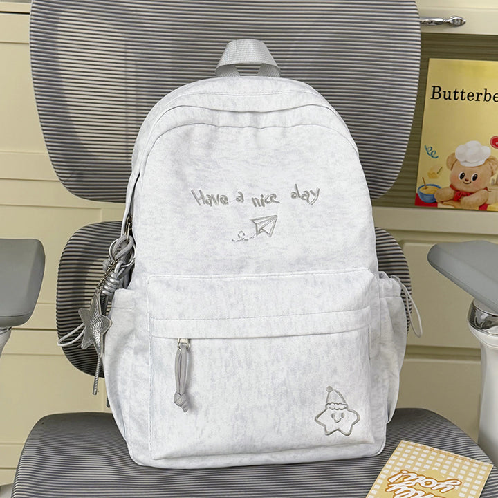 Multi-Functional Emblazoned Casual Backpack Stornfield