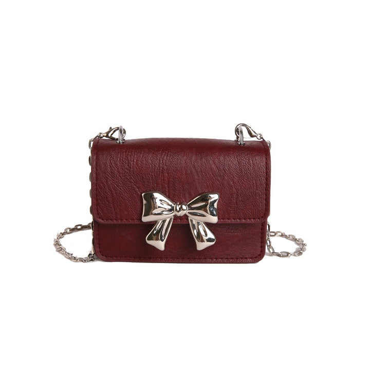 WoCharming Bow-Embellished Mini Handbag Stornfield